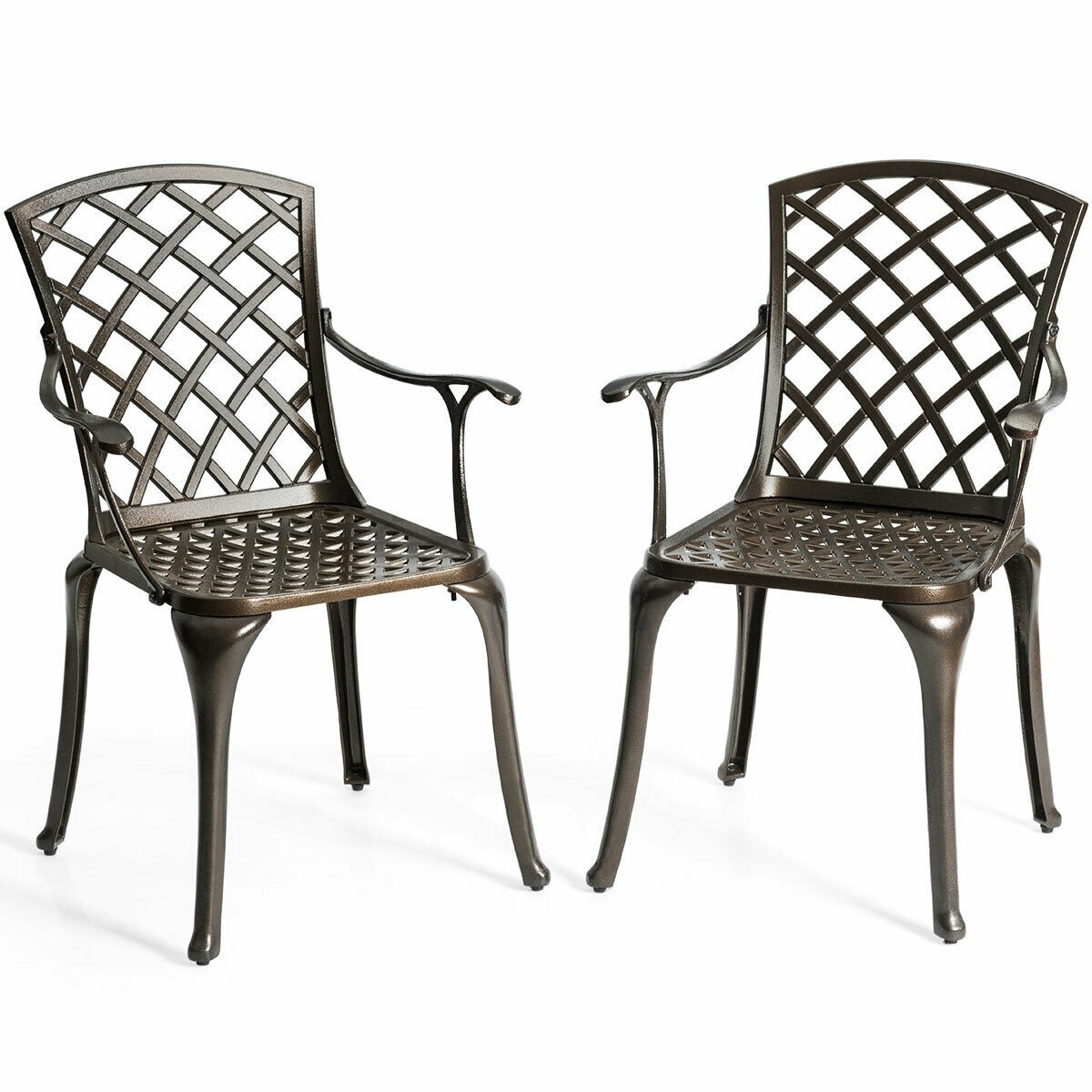Outdoor Aluminum Patio Bistro Chairs
